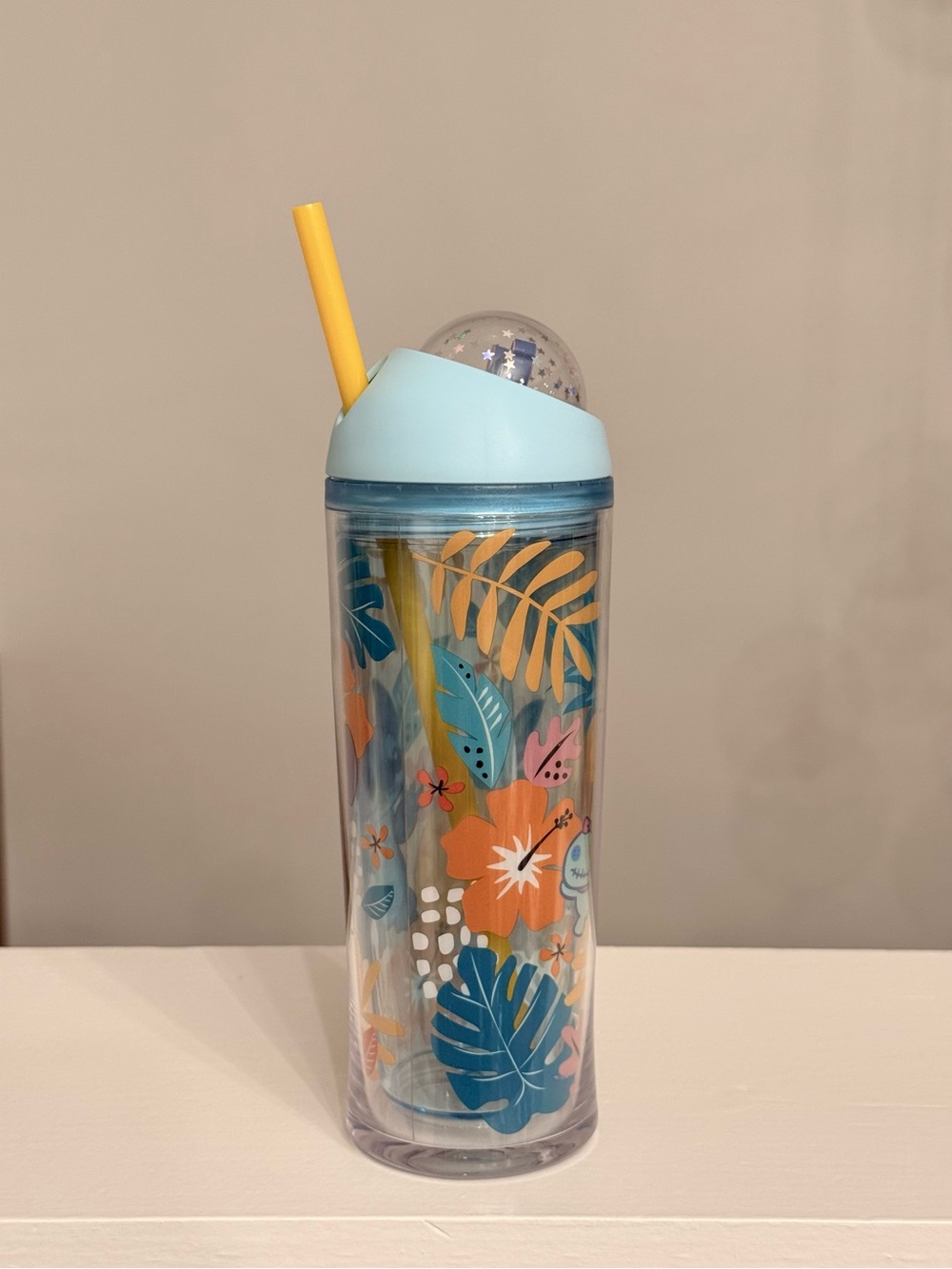Stitch Tumbler with Straw